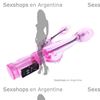 Vibrador flexible con estimulador de clitoris y 6 funciones de vibracion